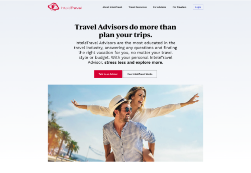 inteletravel homepage